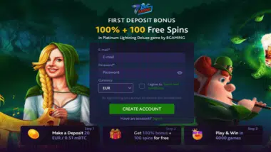 100 free spins irish offer - 7bit casino