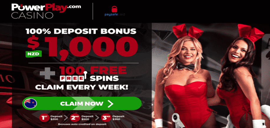 100 free spins NZ - Power Play