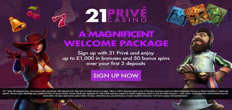 21Prive Casino Bonus