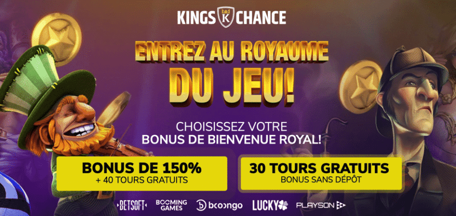 30 tours gratuits - king's chance