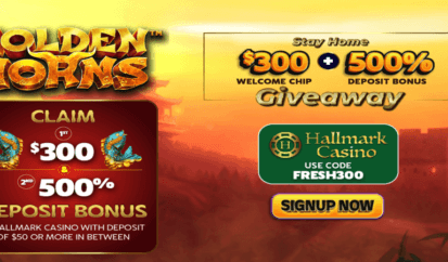 $300 free chip giveaway at hallmark casino