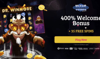 35 free spins on dr win more at vegas casino