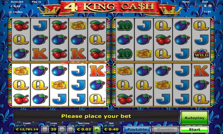 4 King Cash slot machine demo