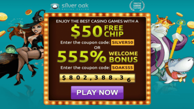 50 free chip bonus code at silver oak