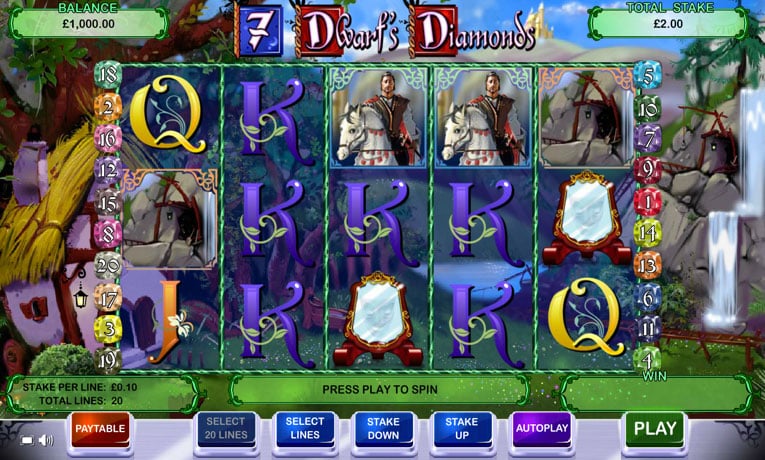 7 Dwarf’s Diamonds slot demo