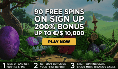 90 spins on signup - extra vegas