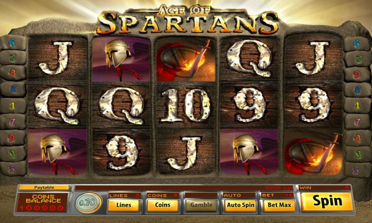 Age of Spartans video slot demo
