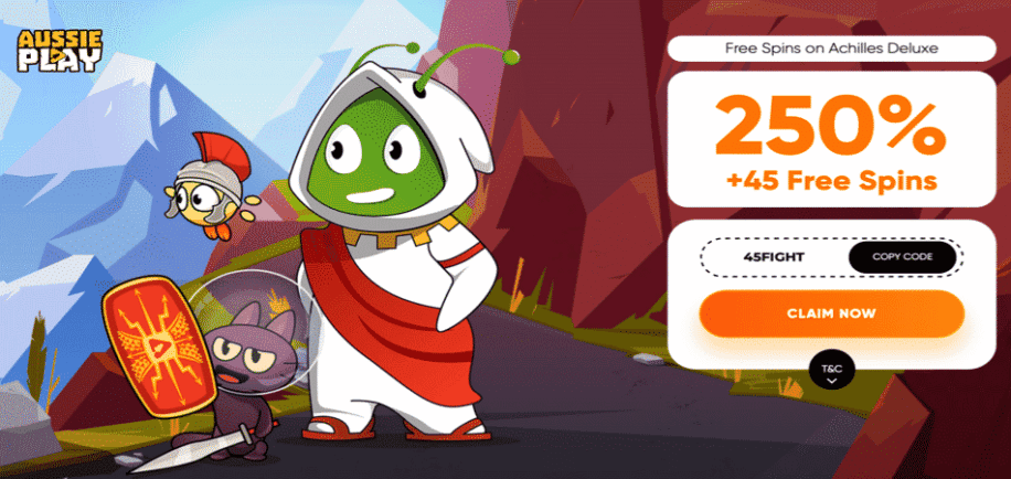 aussie play achilles deluxe bonus code