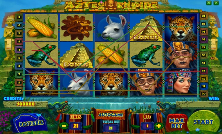 Aztec Empire slot game demo