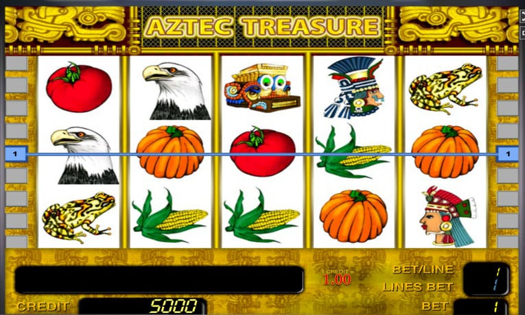 Aztec Treasure slot machine demo