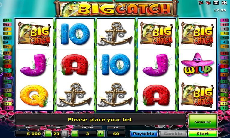 Big Catch slot machine demo