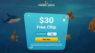 big fish bonus code at cherry gold casino