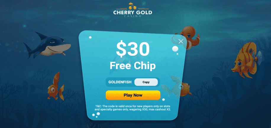 big fish bonus code at cherry gold casino