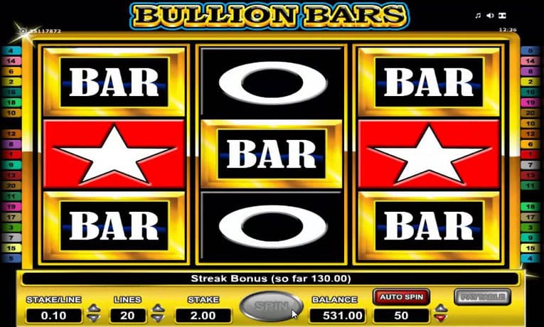 Bullion Bars slot game demo