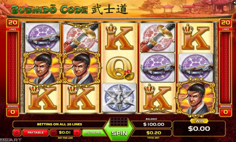 Bushido Code demo slot