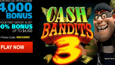 cash bandits 3 slot bonus code