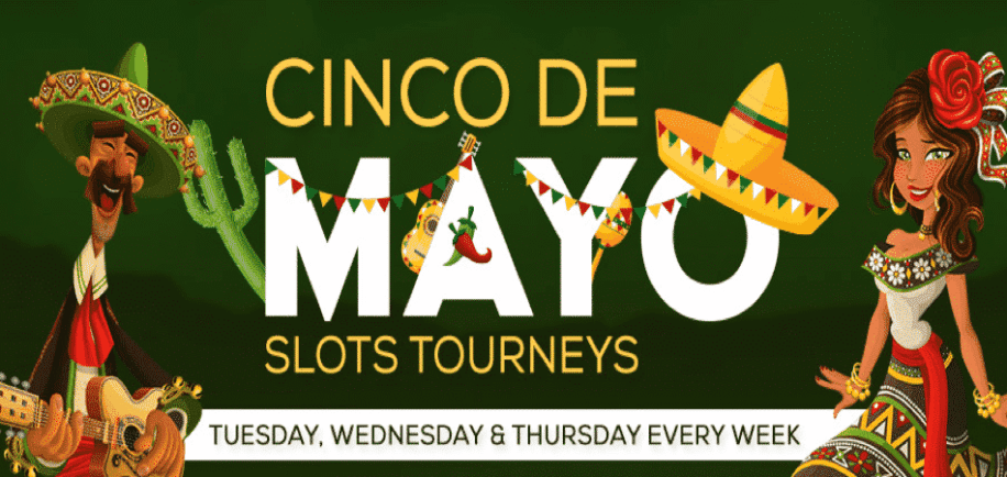 Celebrate Cinco De Mayo with $500 Slots tourney at Vegas Crest Casino!