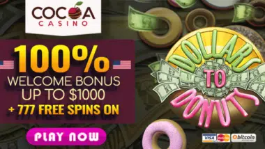 cocoa casino american offer 777 free spins