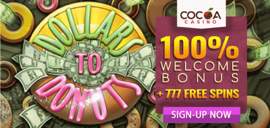cocoa casino french offer 777 free spins