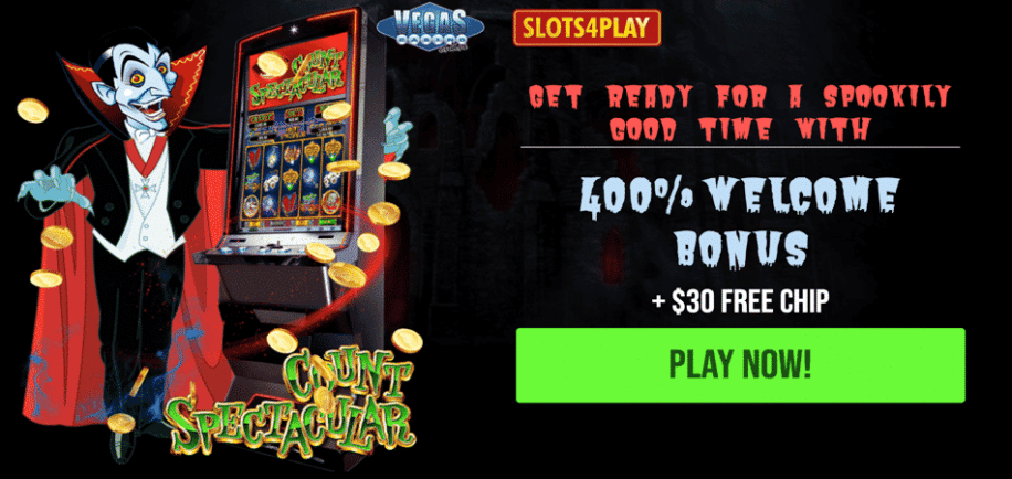count spectacular slots bonus code