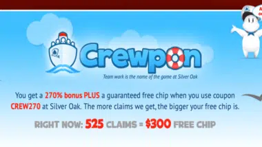crewpon 1000$ free chip bonus codes