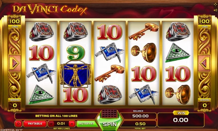 Da Vinci Codex demo slot
