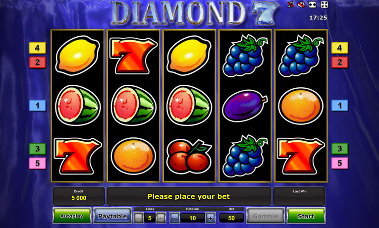 Diamond 7 slot machine demo