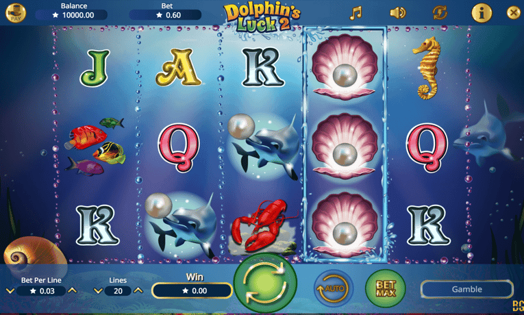 Dolphin’s Luck 2 slot machine demo