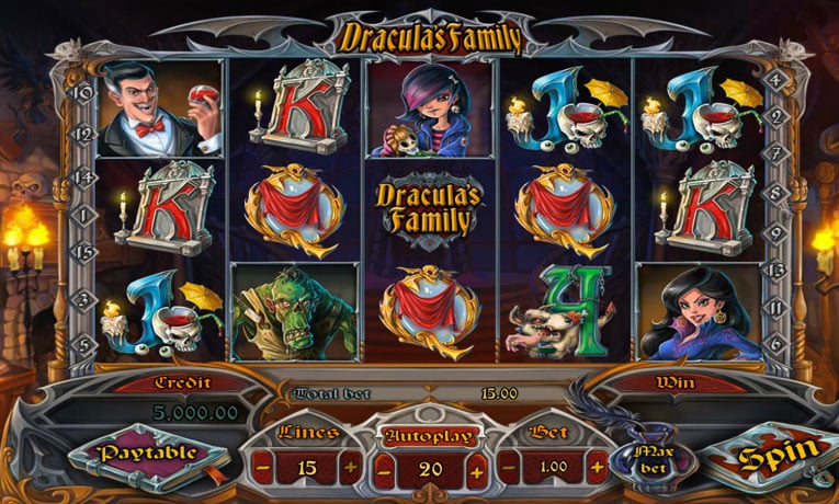 Dracula's Family slot game demo