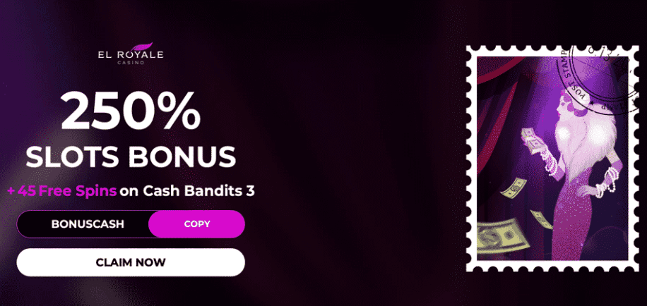 el royale deposit bonus code