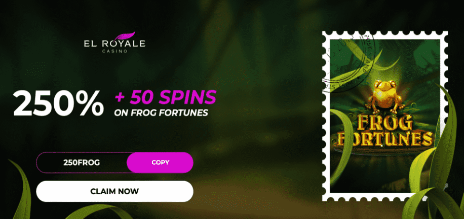 el royale frog fortunes bonus code