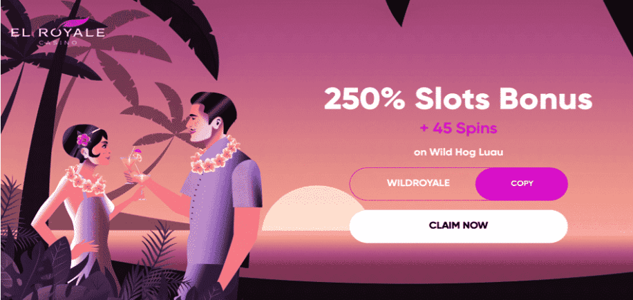 el royale wild hog luau bonus code