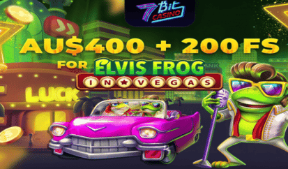 elvis frog free spins at 7 bit casino