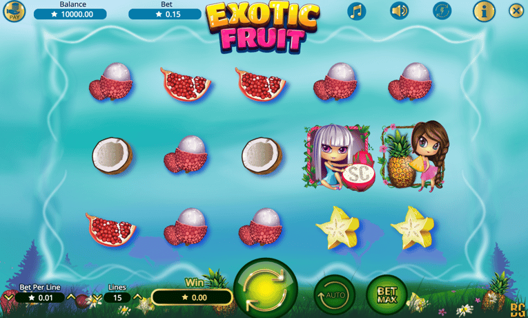 Exotic Fruits slot machine demo