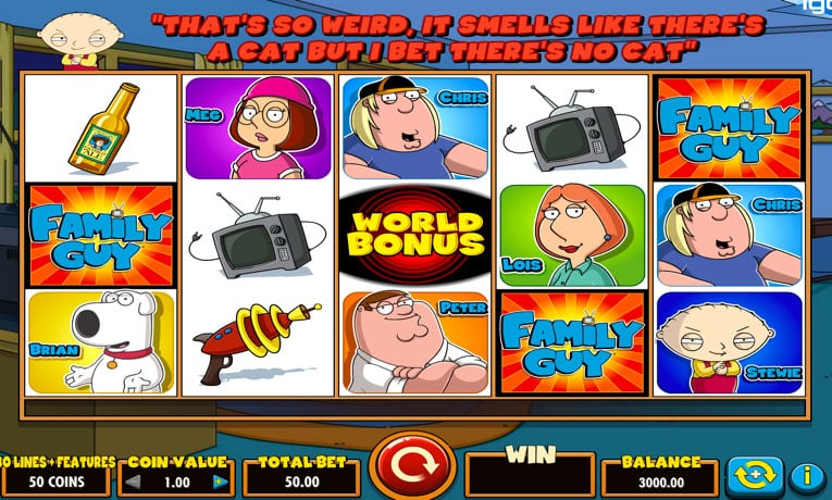 Family Guy pokie machine demo