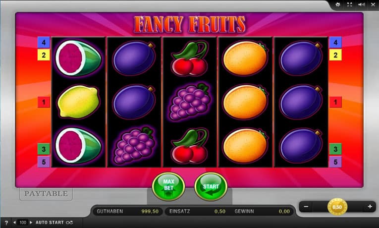Fancy Fruits slot demo