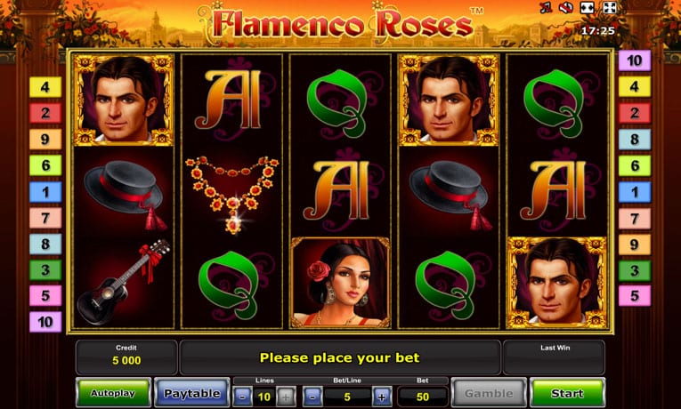 Flamenco Roses slot machine demo