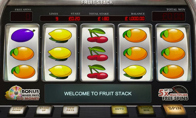 Fruit Stack slot demo