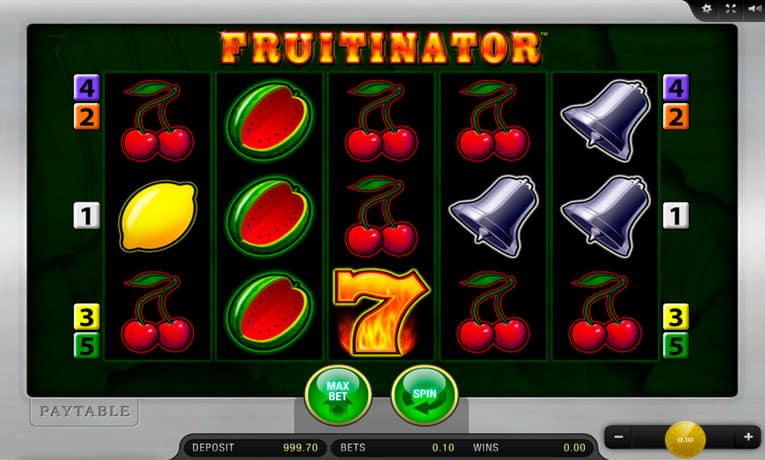 Fruitinator slot demo