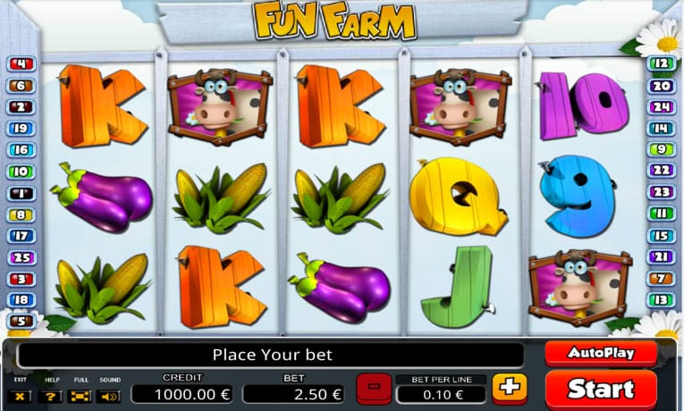 Fun Farm slot machine demo