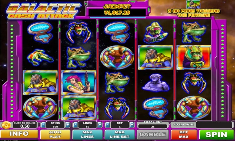 Galactic Cash Attack demo slot