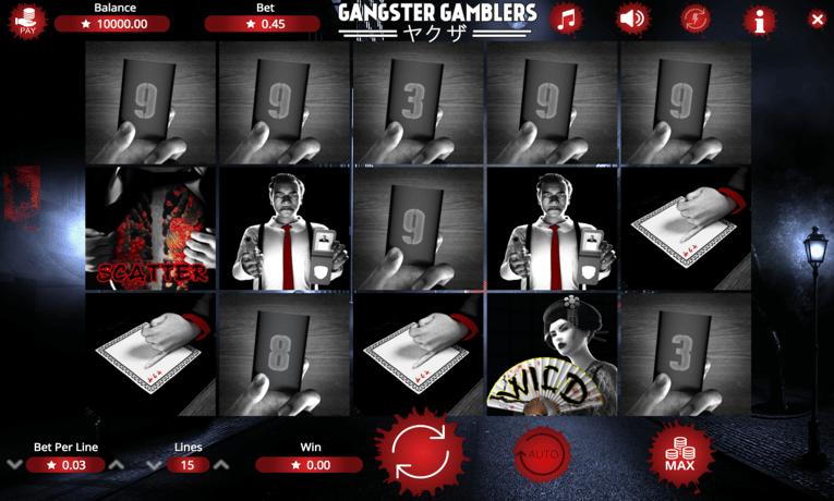 Gangster Gamblers slot machine demo