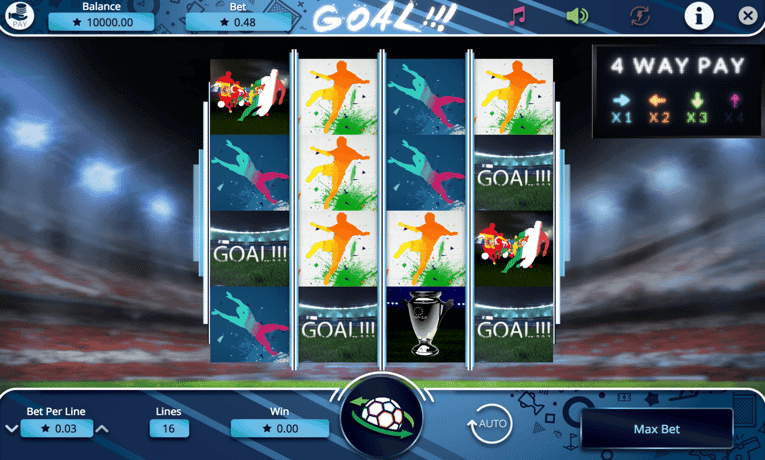 Goal slot machine demo