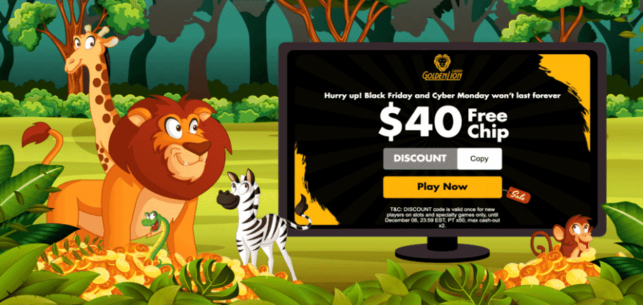 golden lion blackfriday and cybermonday offer
