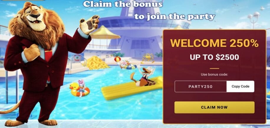 Golden Lion Bonus codes for higher deposits