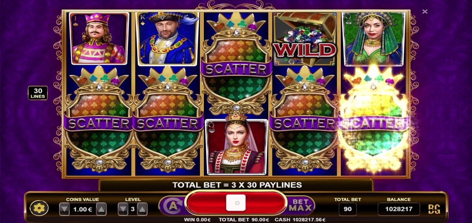 Golden Royals slot machine demo