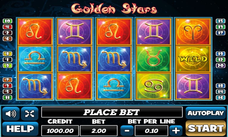Golden Stars slot machine demo