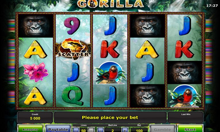 Gorilla slot machine demo