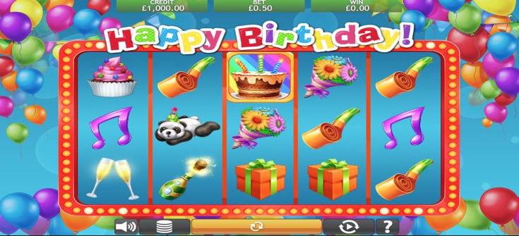 Happy Birthday demo slots