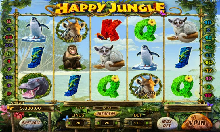 Happy Jungle slot game demo